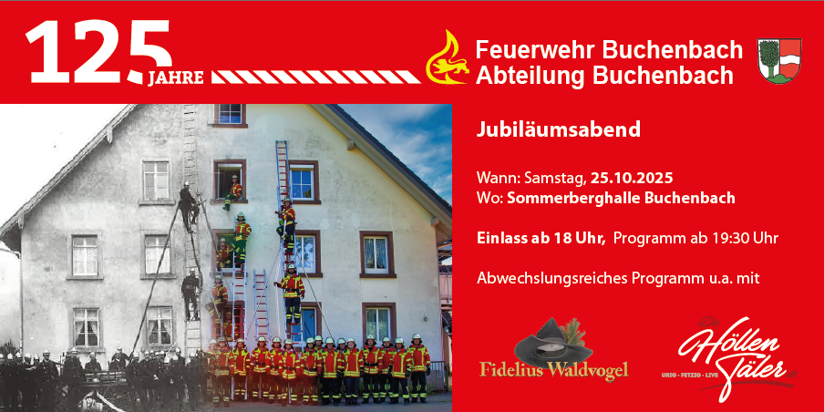 Flyer Jubiläumsabend
